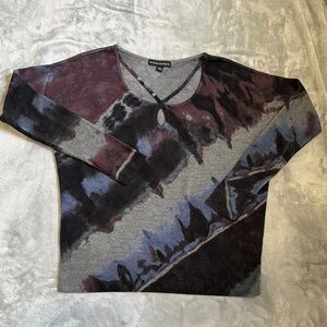 Rock & Republic Gray Long Sleeve Top